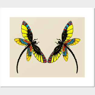 Dragon fly t-shirt Posters and Art